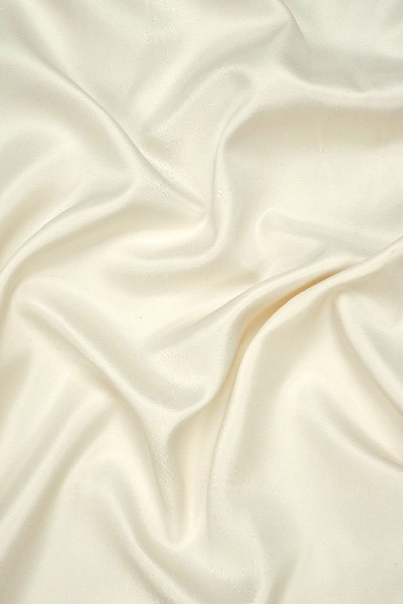 BaweÅna satynowa waniliowa KUPON 150cm